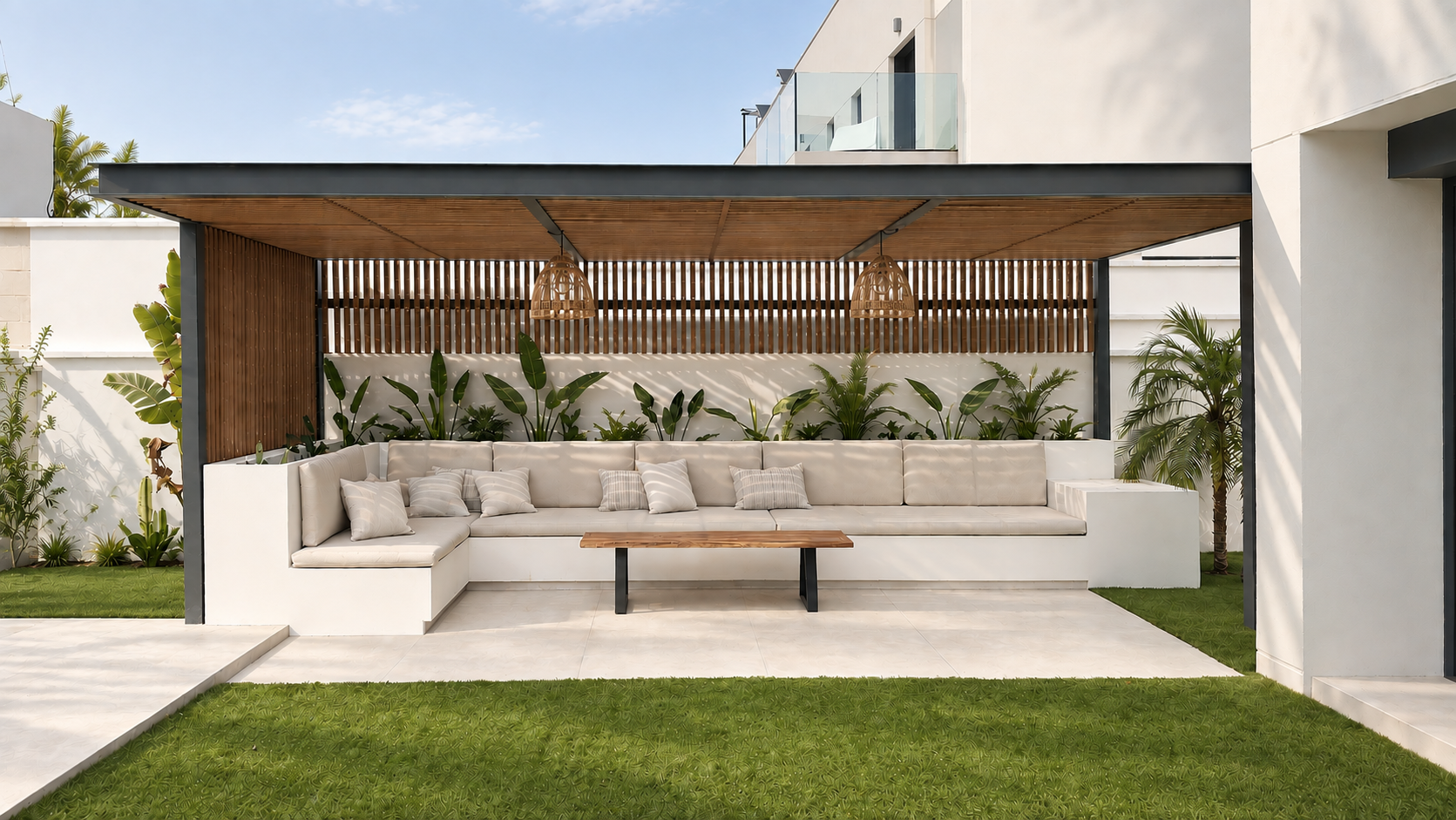 Zona exterior vivienda unifamiliar BS, Mairena del Aljarafe (Sevilla)